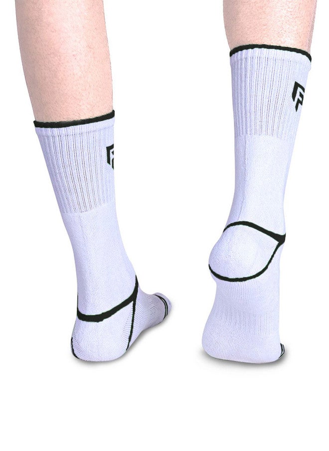 FOOTPRINTS Unisex Striped Calf-Length Socks - Image 3